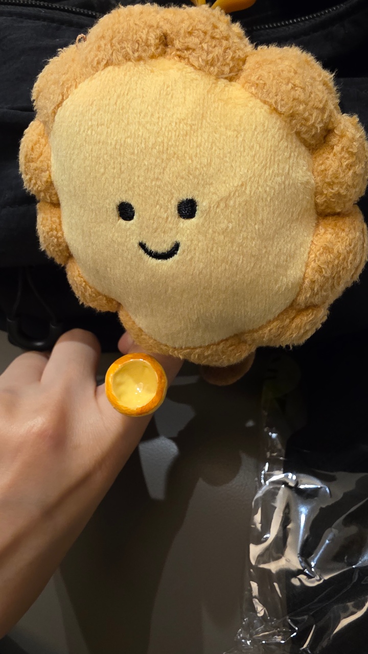 에그타르트 키링과 반지 
