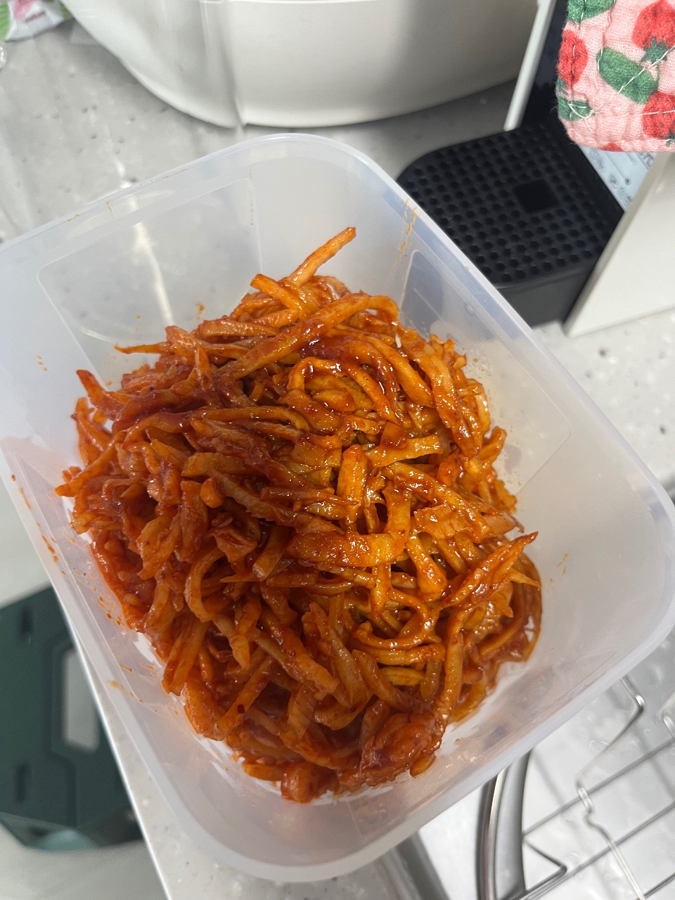 진미채볶음 만들었어요!