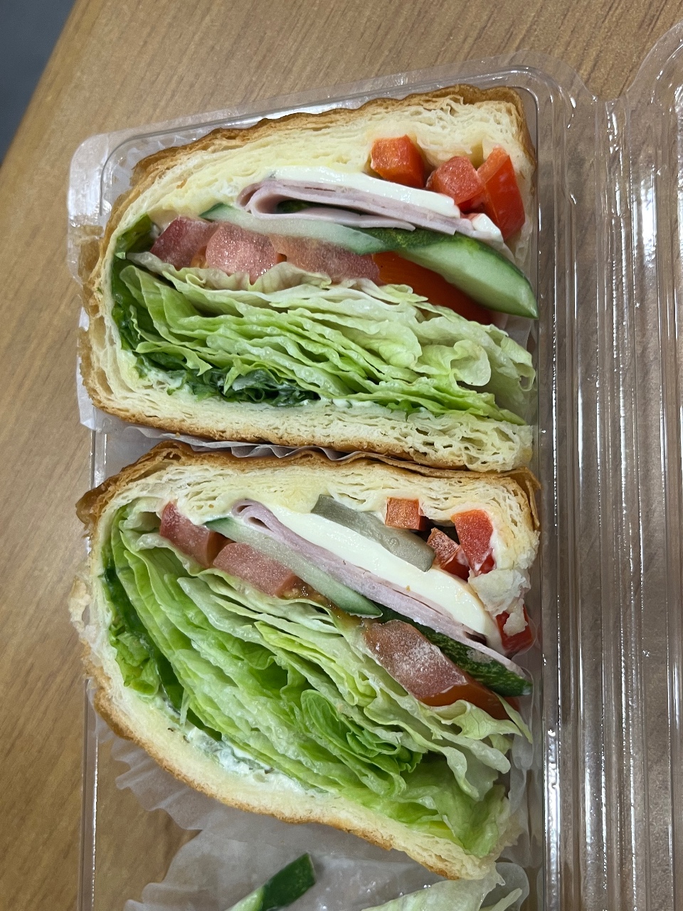 아침 간단한 샌드위치