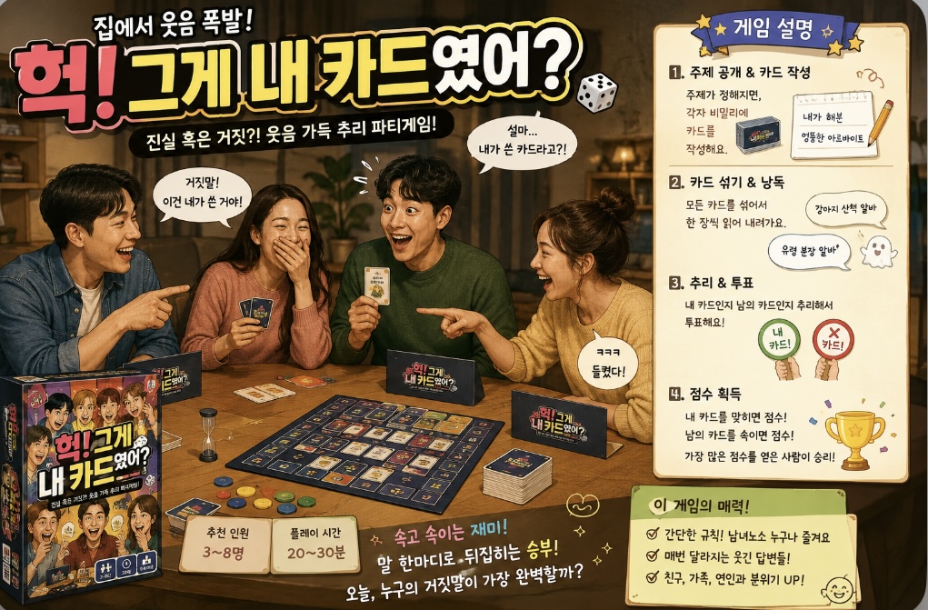 🫢웃음 터지는 추리 보드게임