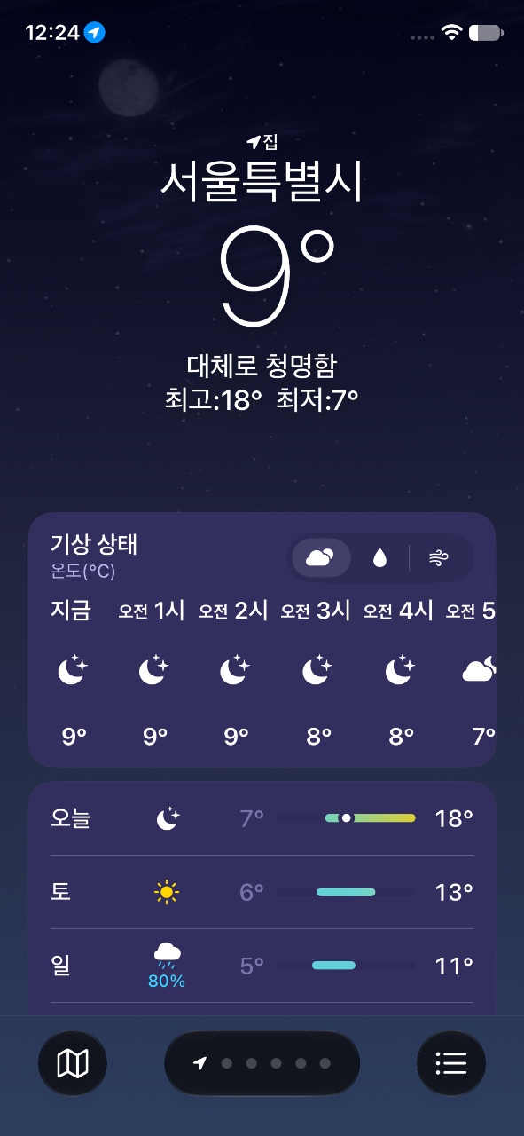 내일 날씨는 그나마 나을듯