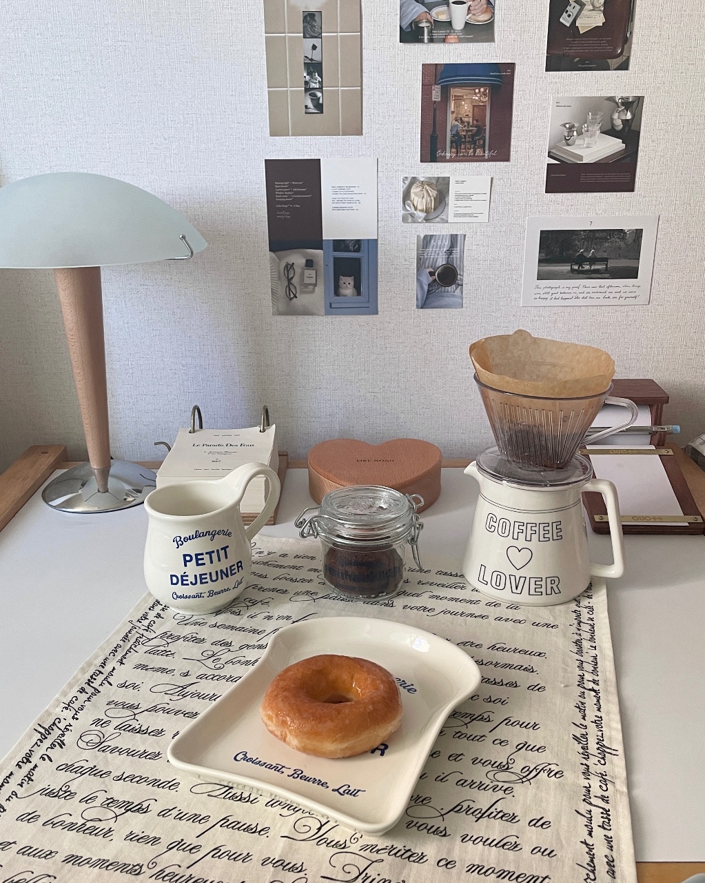 핸드드립 커피와 도넛☕️🍩