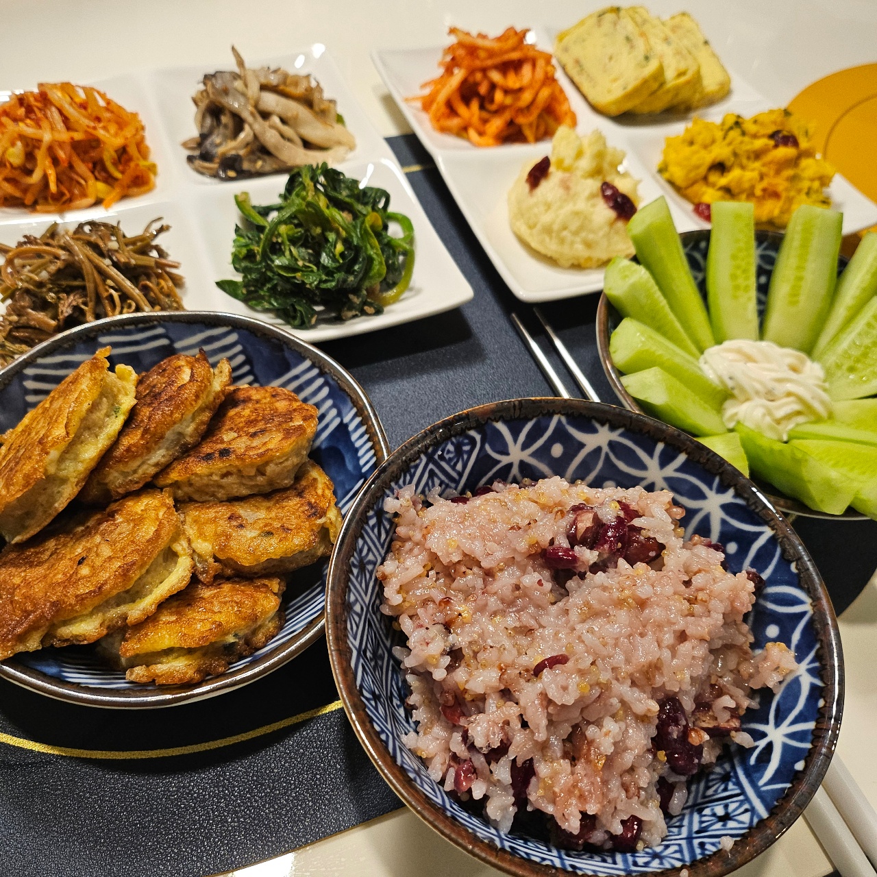 오곡밥&나물 오늘의 집밥🍱