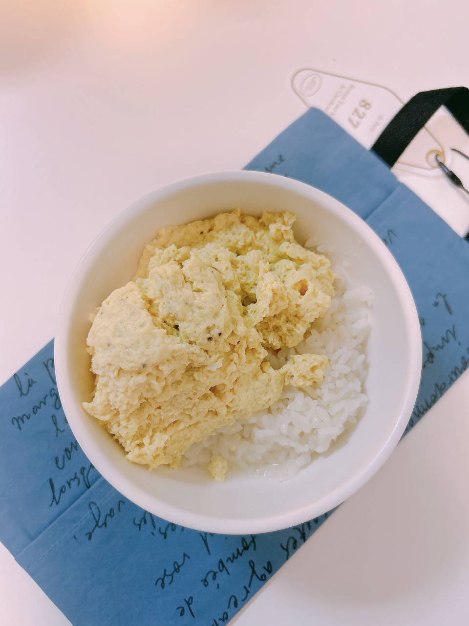 계란찜과 흰쌀밥 (건강검진 식단😁)