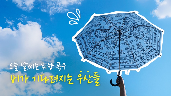 [나만의우주템] 축 처지는 장마철, 텐션 올려줄 우산 모음