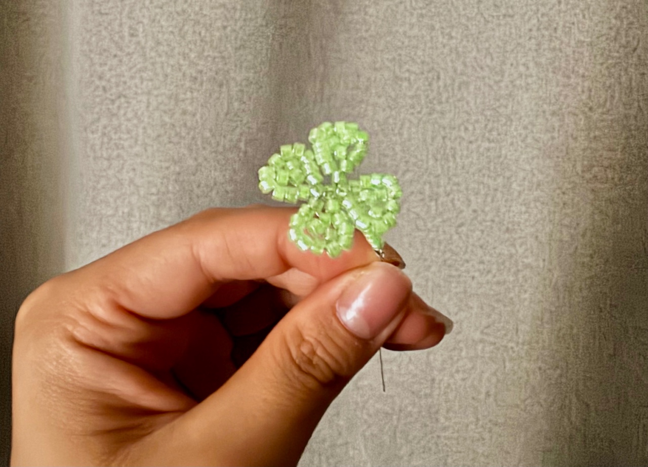 비즈 네잎클로버 🍀