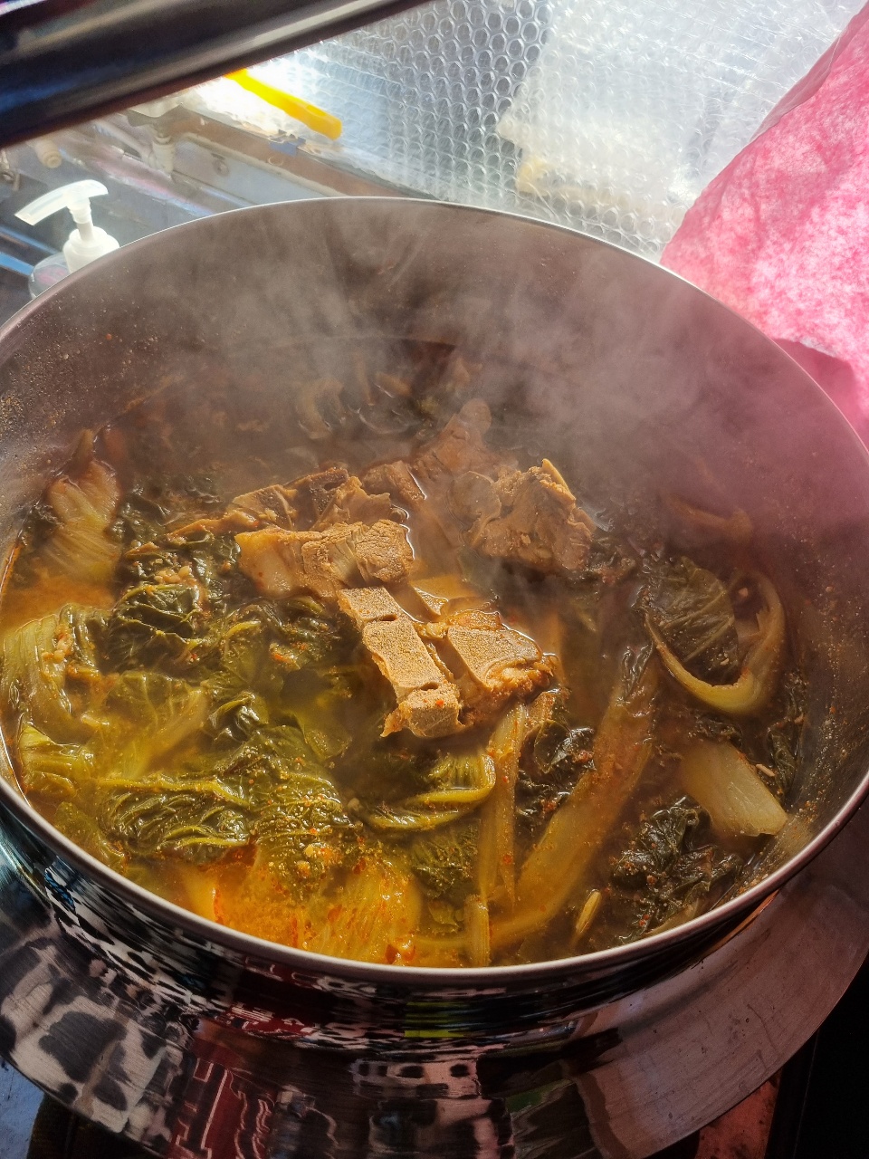 감자탕+수제비🤤