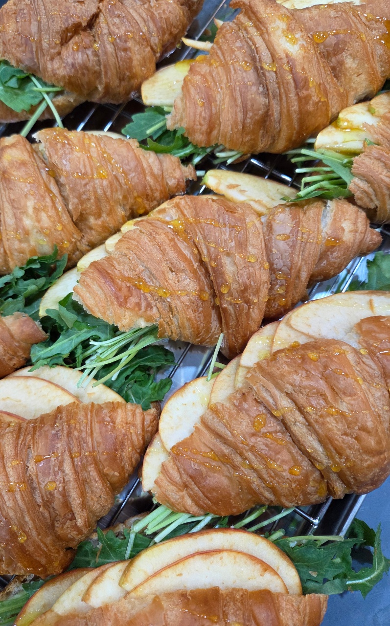 크로와상사과샌드위치🥐🍎