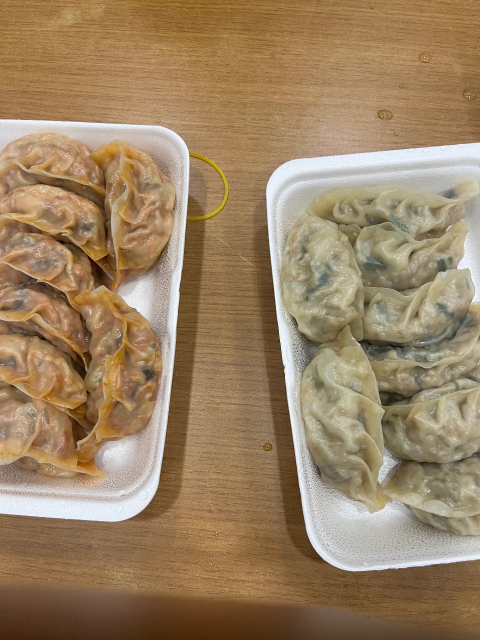 저녁 만두에요!!