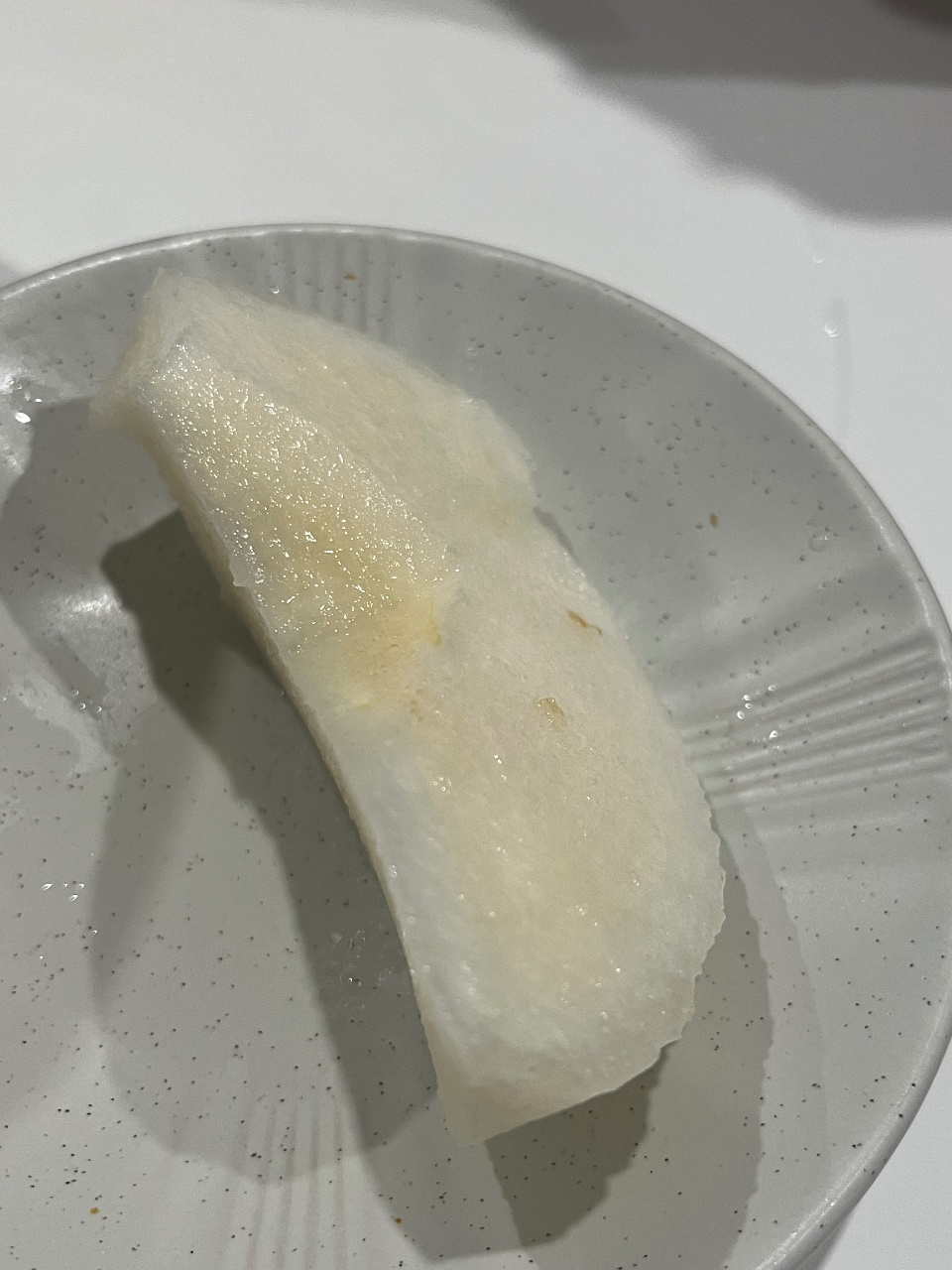 시원한 배 먹었어요