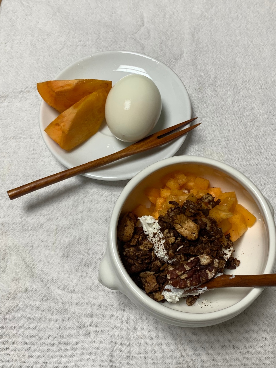 단감 그릭요거트🧡🤎