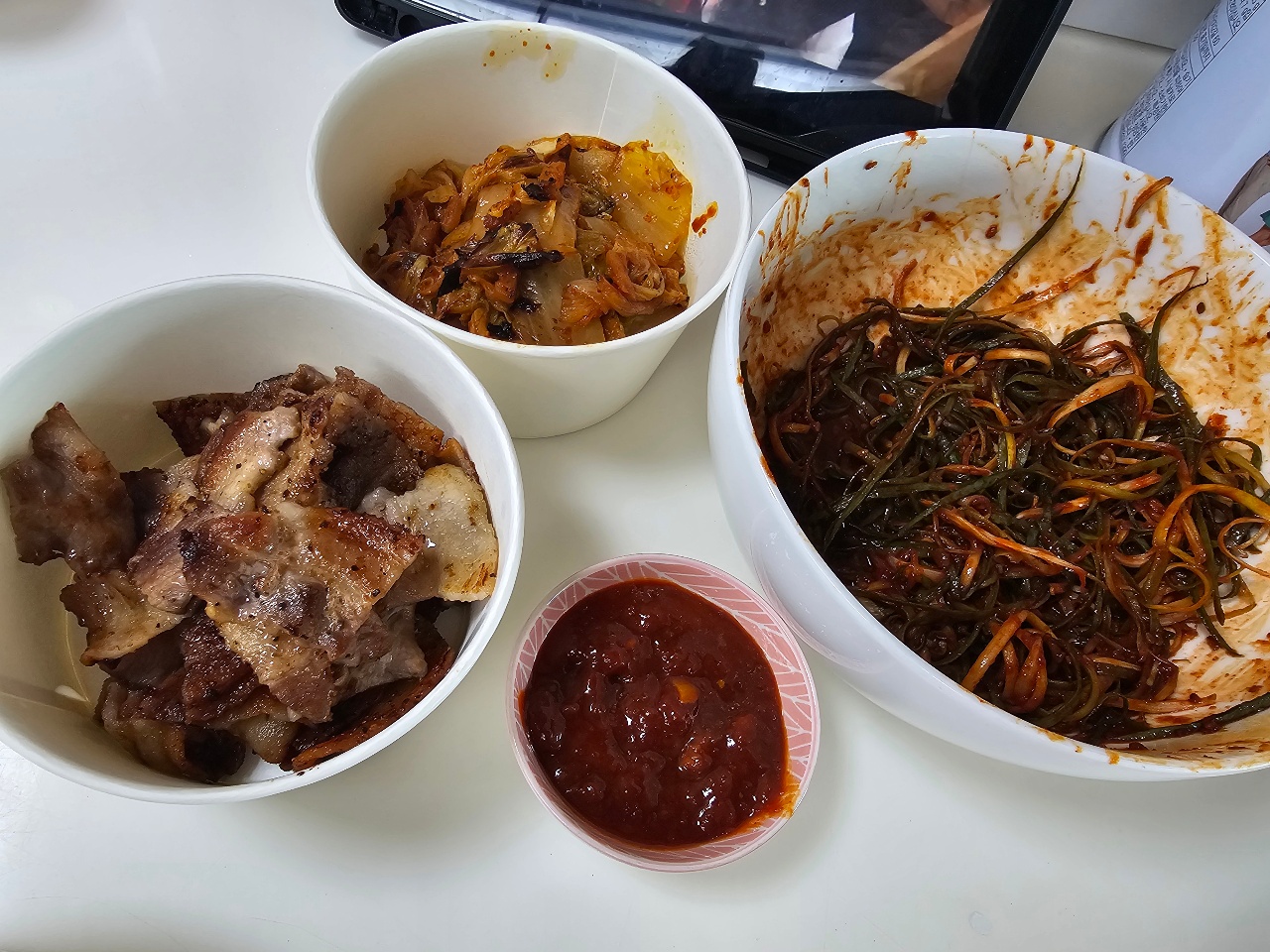 삼겹살 혼자파티~ 