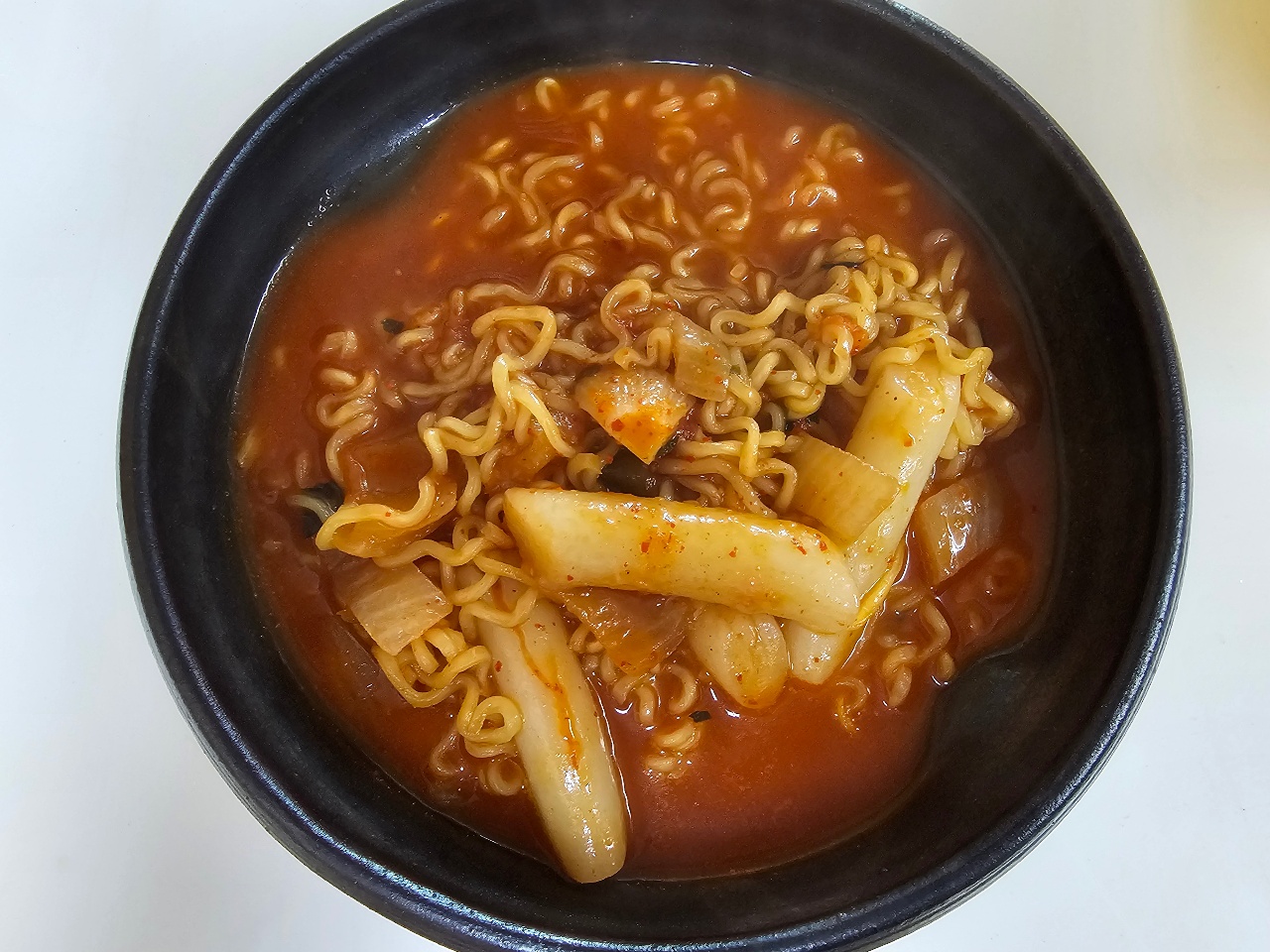 집에서 만든 국물라볶이