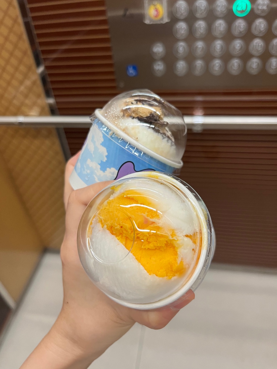 아이스크림 샀어요!