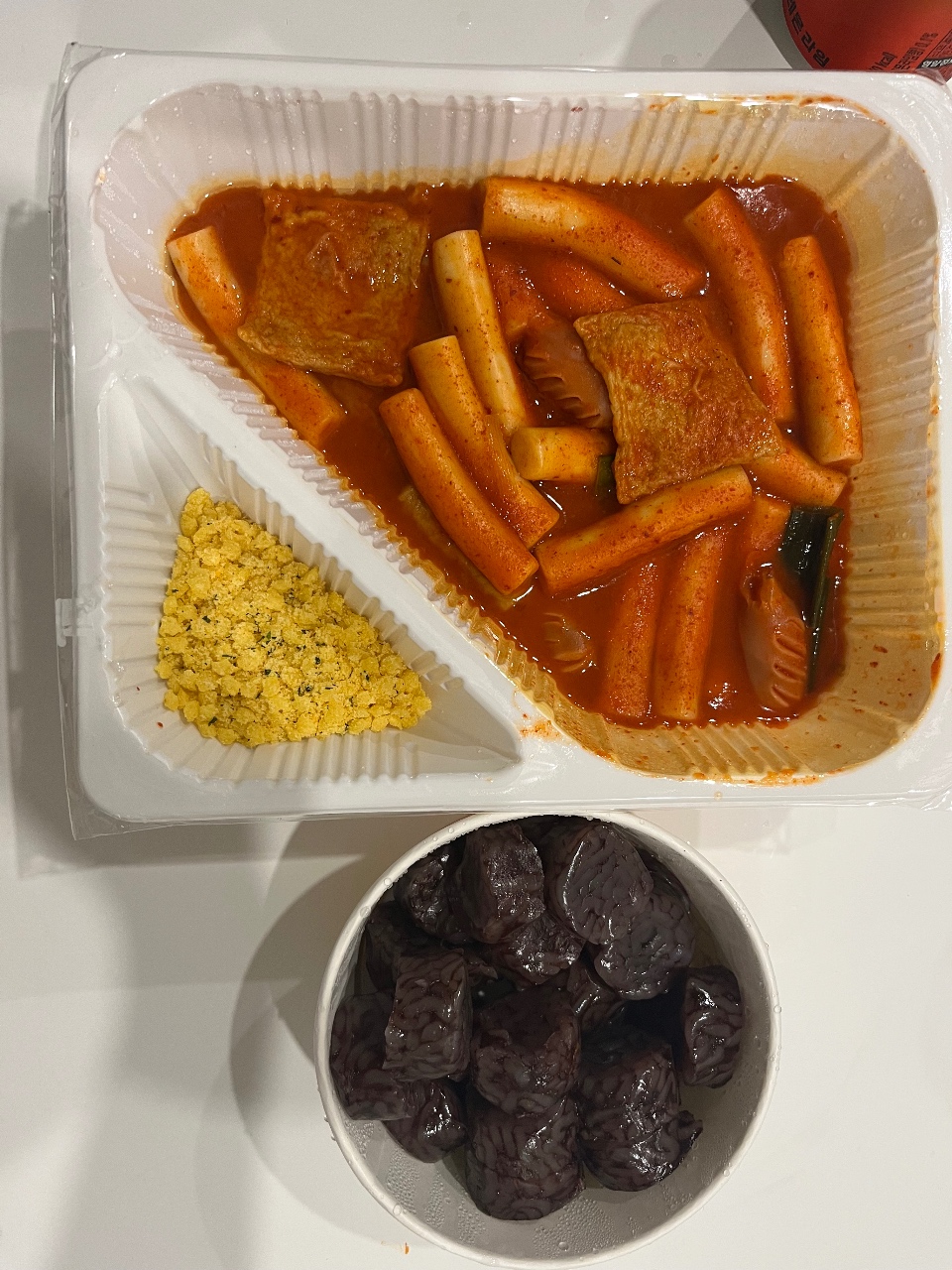 떡볶이랑 순대!