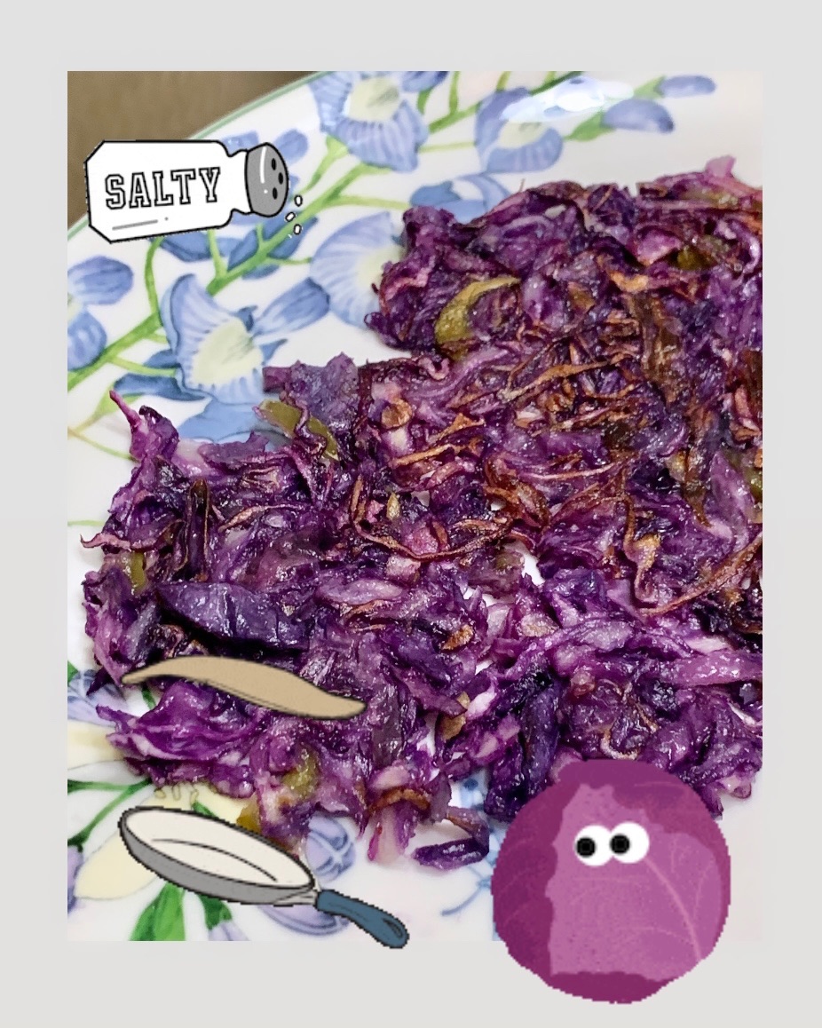 가끔 생각나는 쫀득 적양배추전🧑🍳