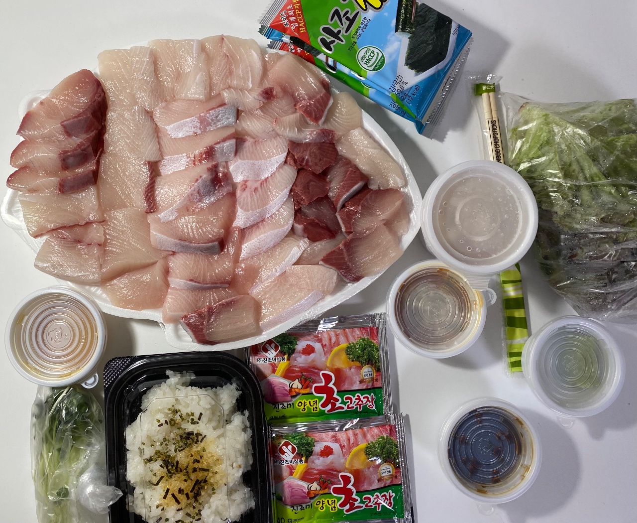 🐟눈 오는 날 먹는 대방어🐟