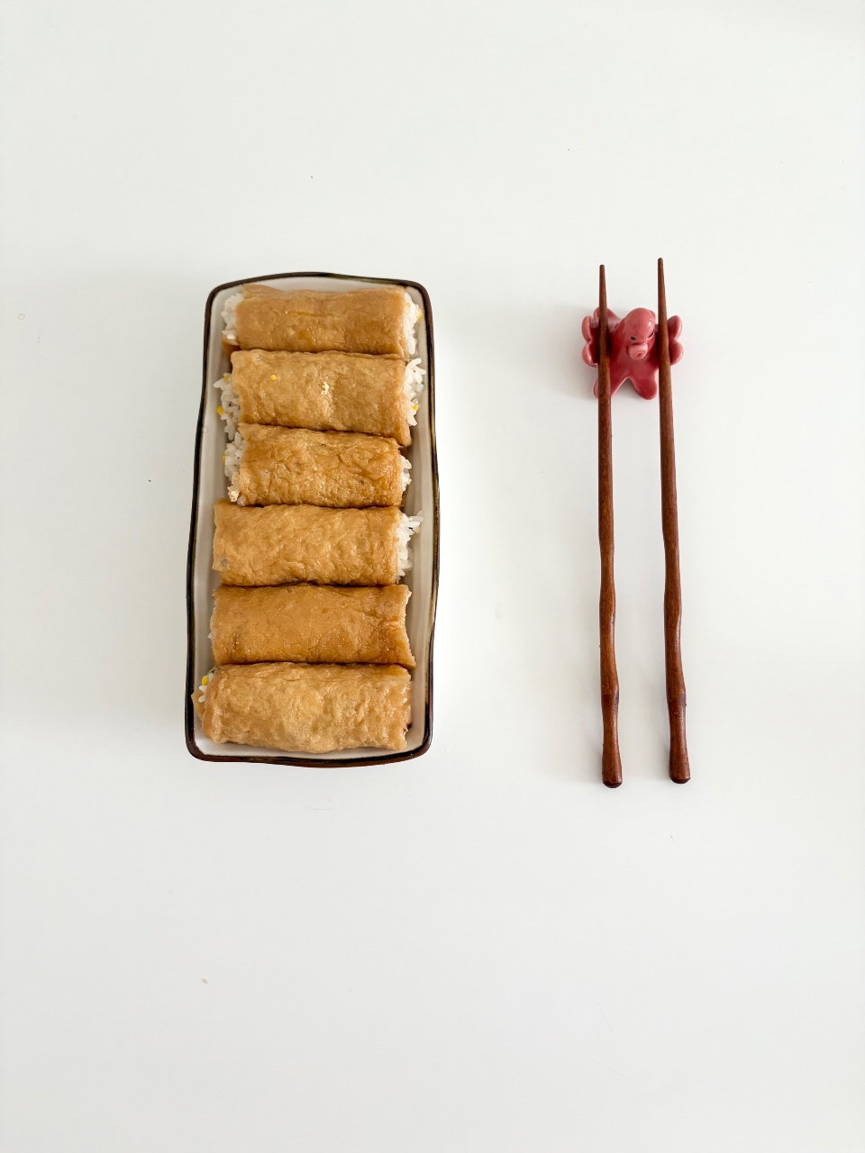 롤유부초밥과 참치샌드위치🥢🍞