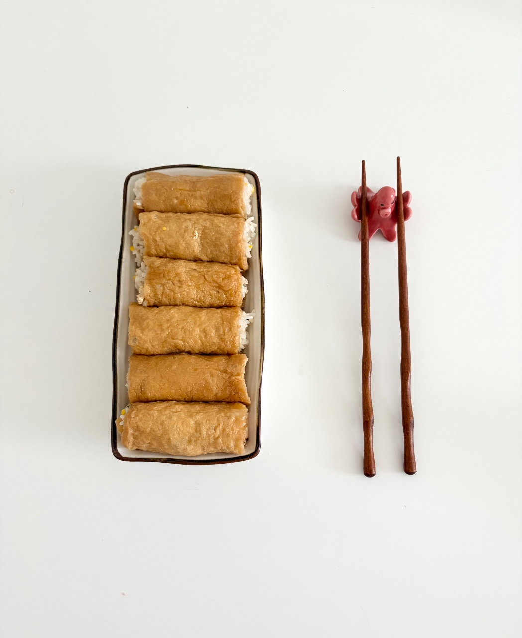 롤유부초밥과 오이참치샌드위치🥢🍞