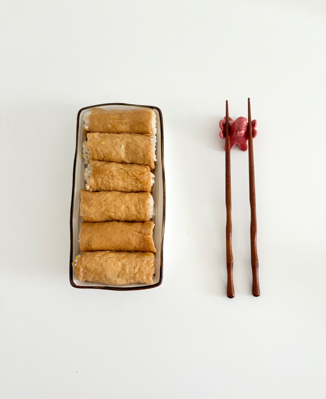 롤유부초밥과 오이참치샌드위치🥢🍞