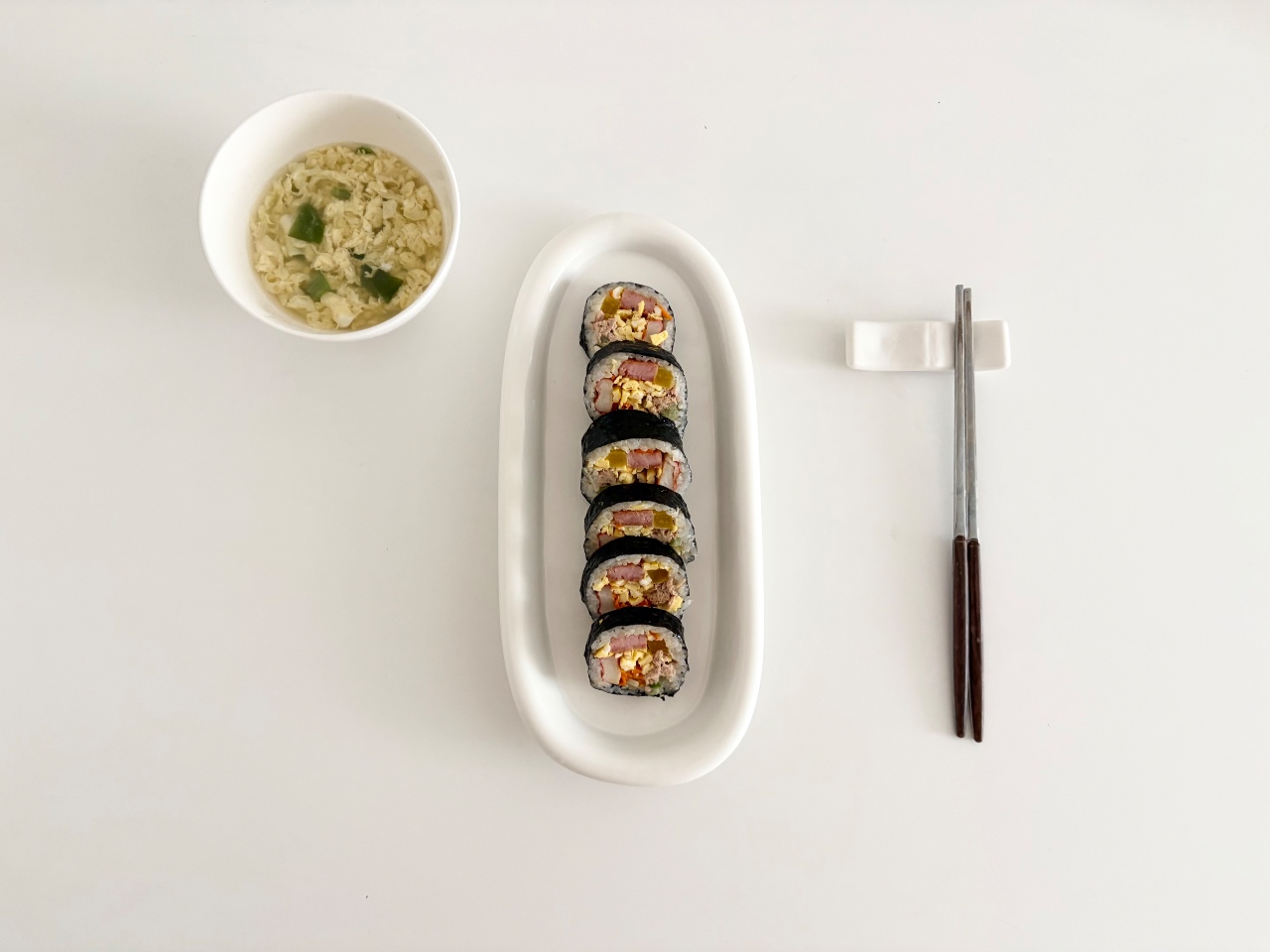 김밥과 계란국 🍙