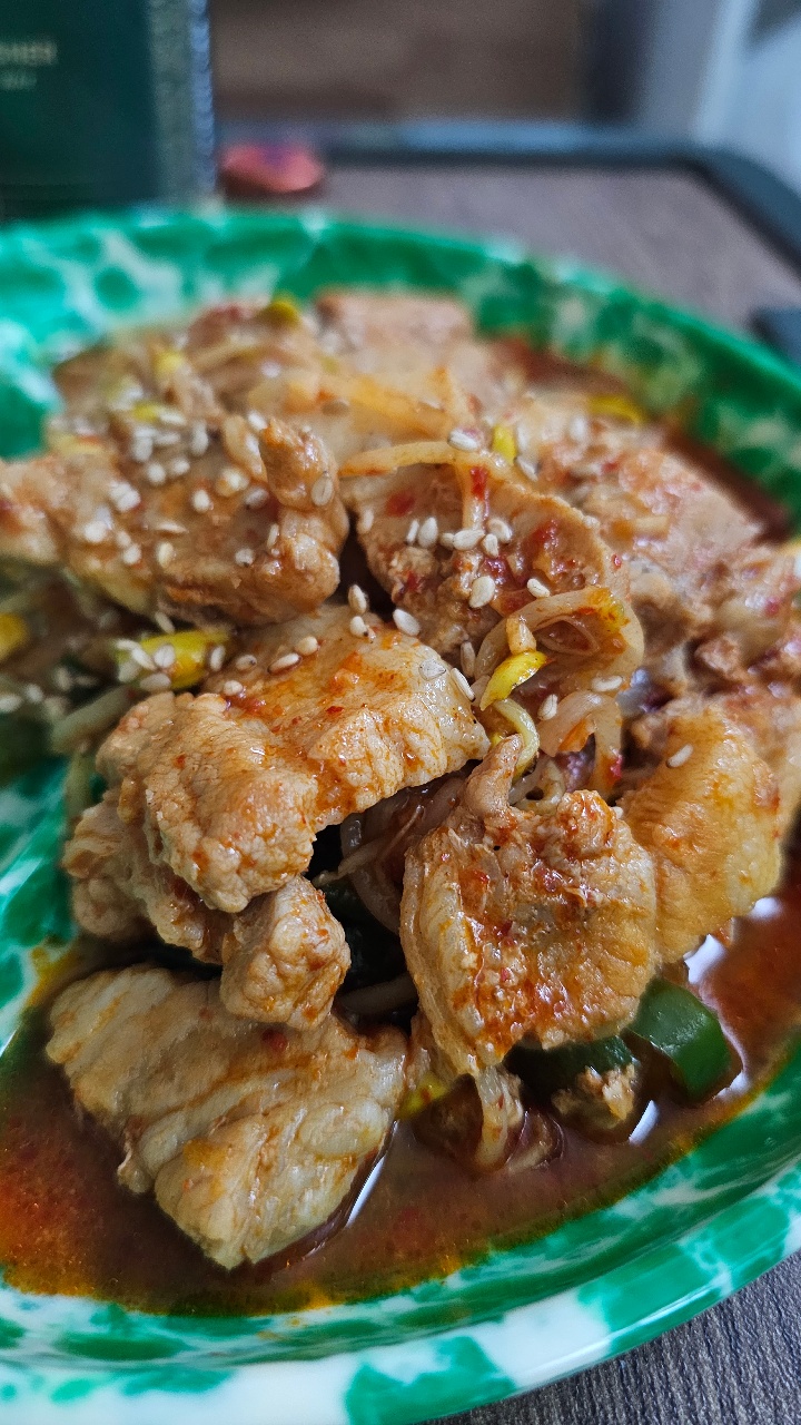콩불 만들었어요