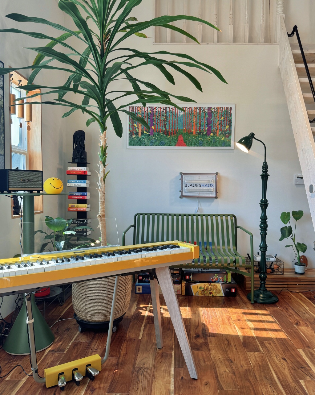 파란집 취미존〰️💛🎹👀