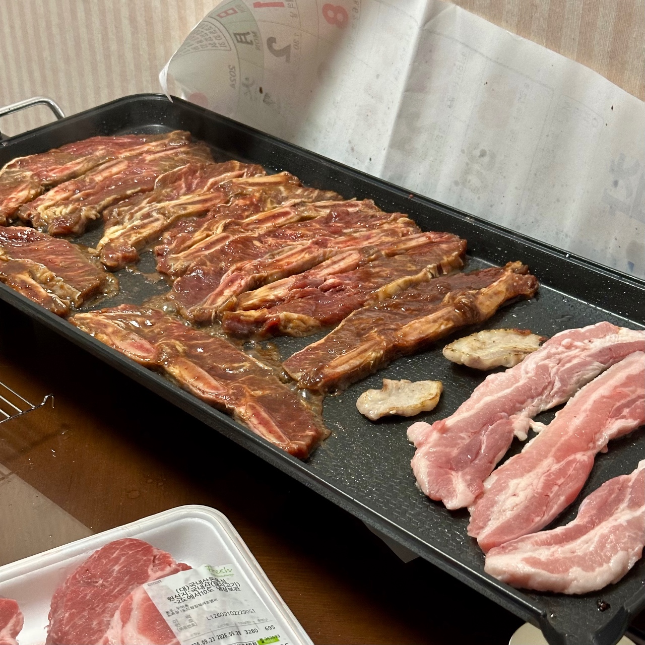 명절 기념 고기파티!
