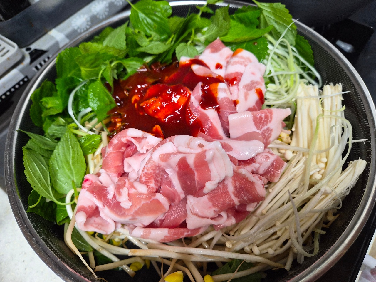 오늘의 저녁은"콩불"