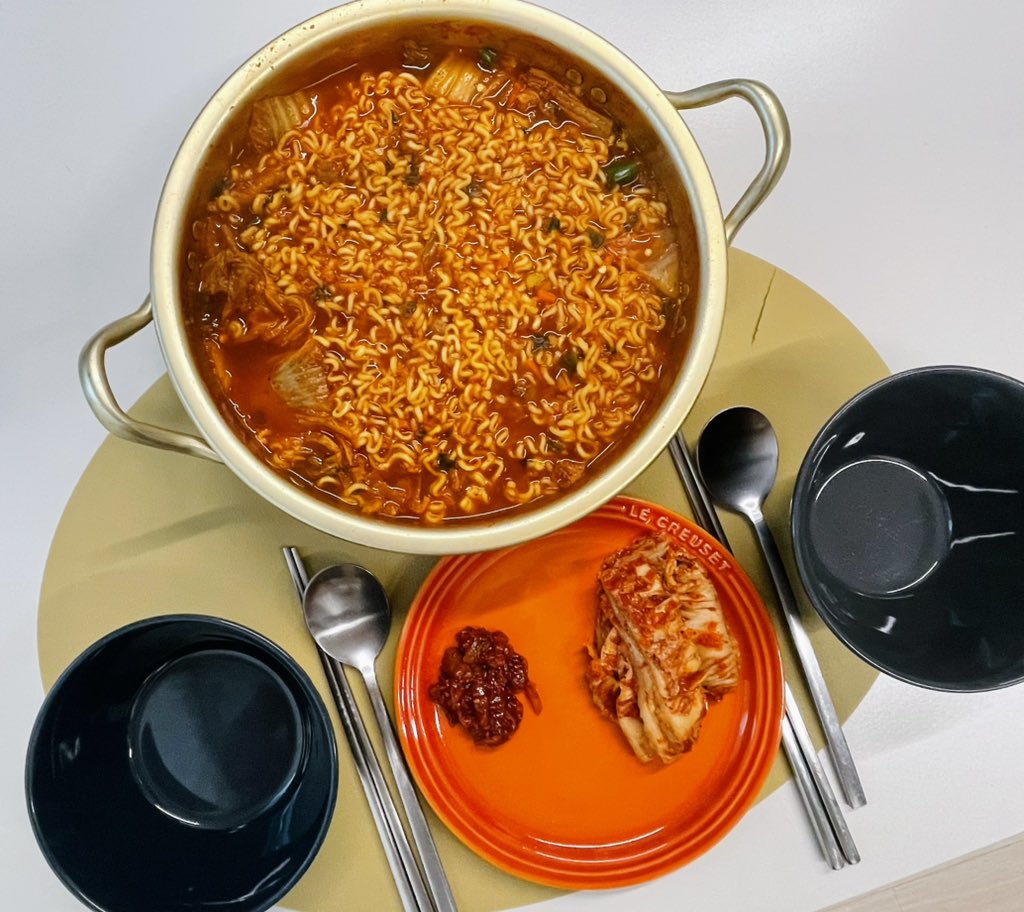 아침 라면