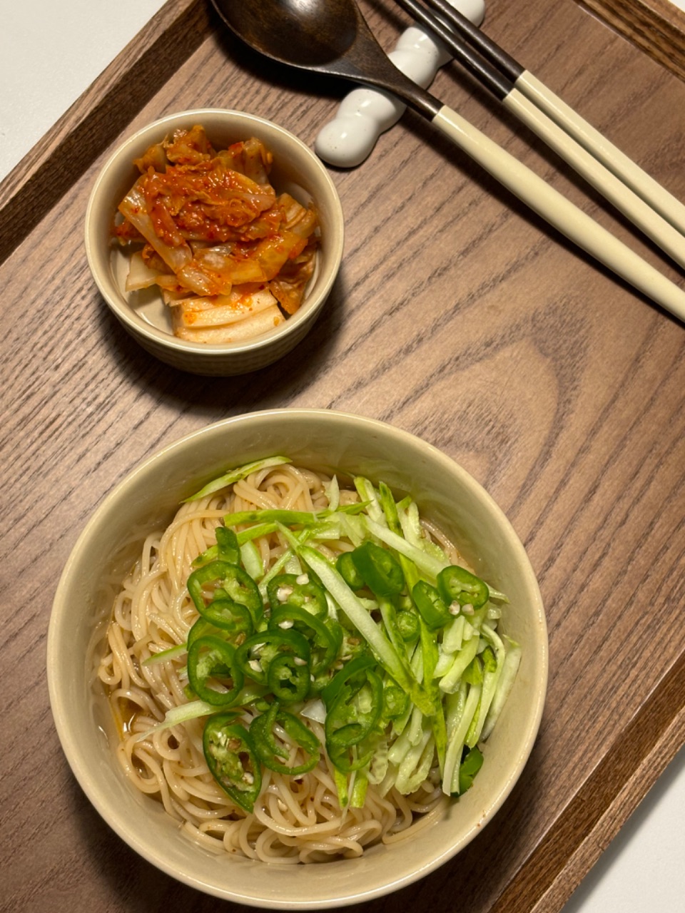 [못채소챌린지]오이고추 비빔국수🥒🌶️