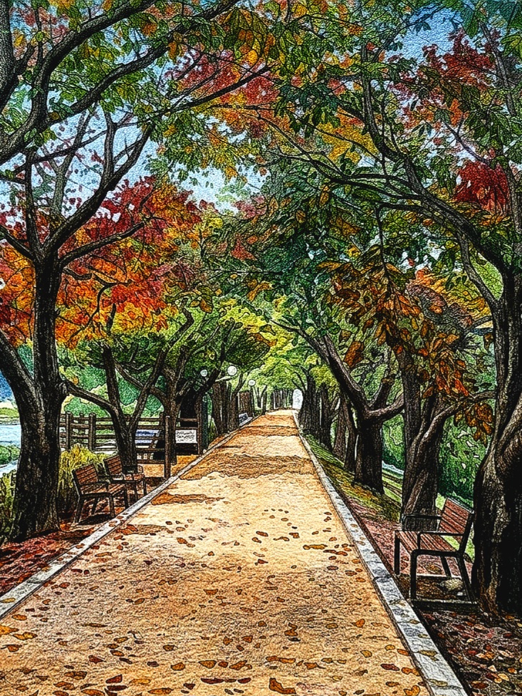 가을을 걷다