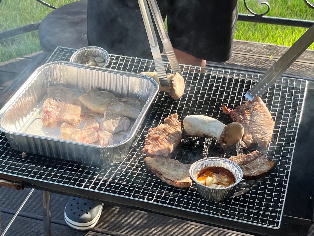 주말 바베큐 구워먹고왔어요~~집순이탈출