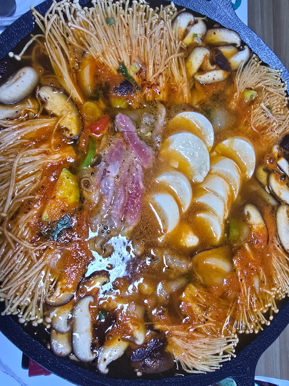 버섯차돌순두부