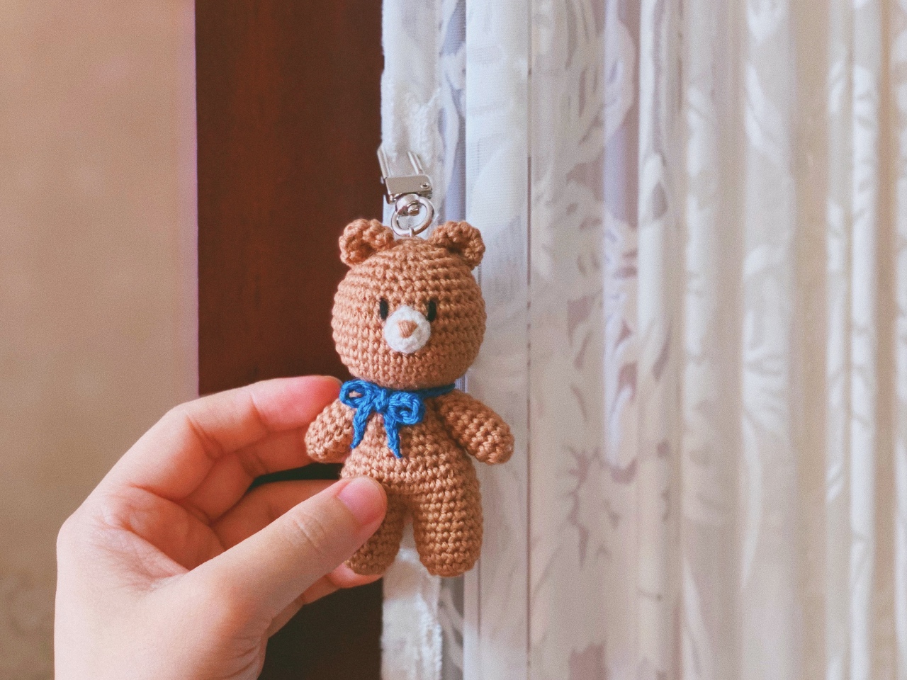 🏡 / 손뜨개 곰돌이 키링 🧸💕