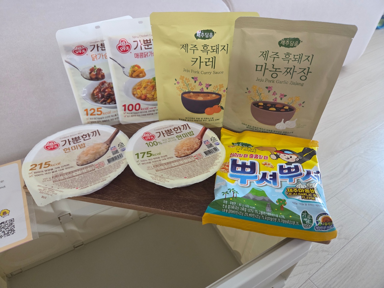 제주 돼지고기 소스와 국수 등 한국 간편식 패키지 상품