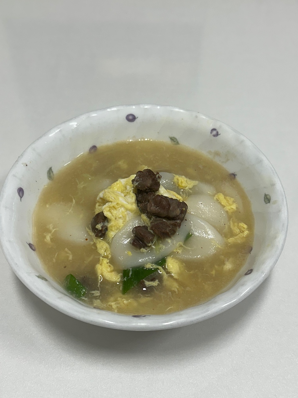 떡국 만들기