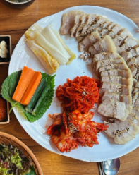 오랜만에 보쌈