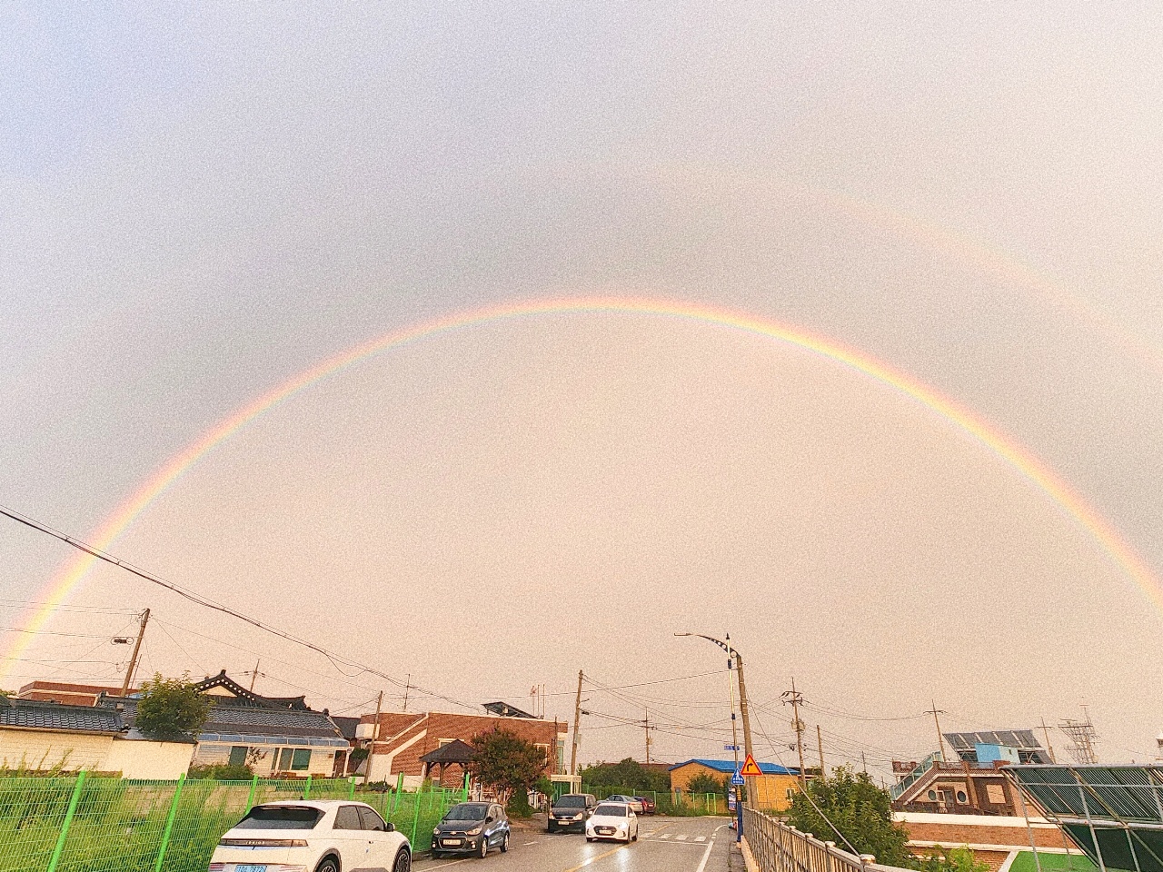 (8.12)어제 동해하늘에 다녀간 쌍무지개🌈🌈