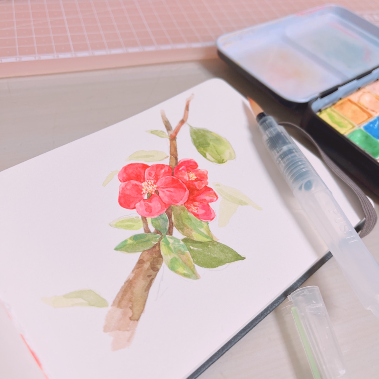 어반스케치🎨 2일차! 꽃을 그려요💐