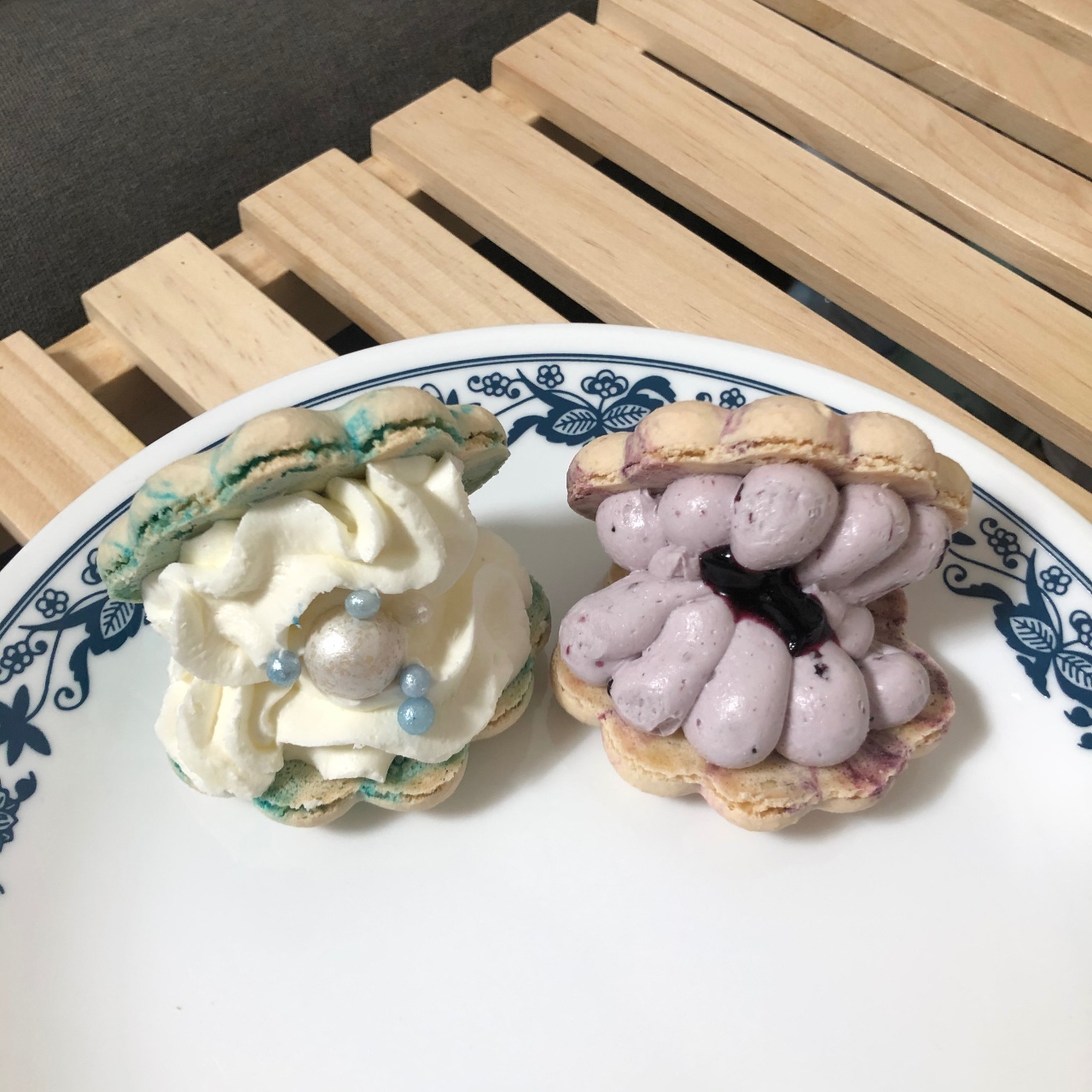 마카롱을 먹어요