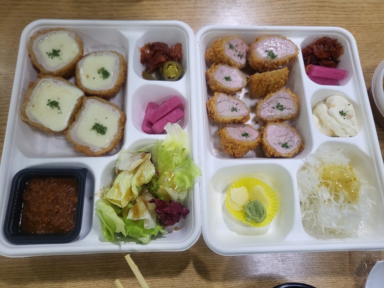 돈까스를 먹어요