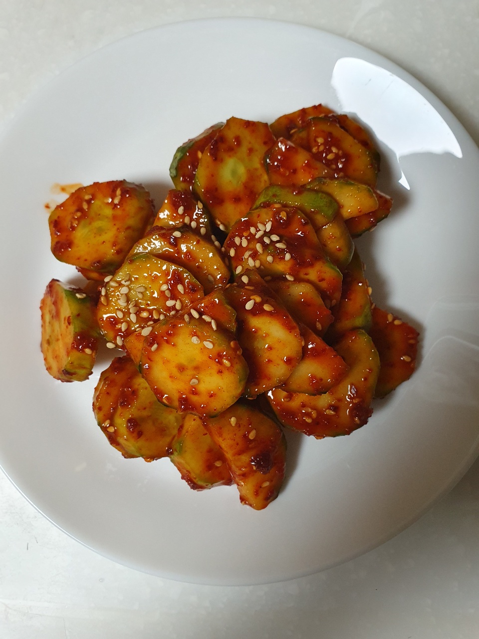 오이무침