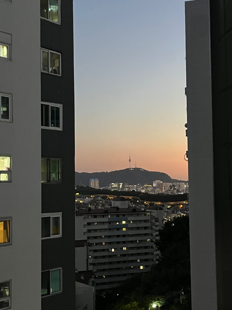 오늘의 일몰