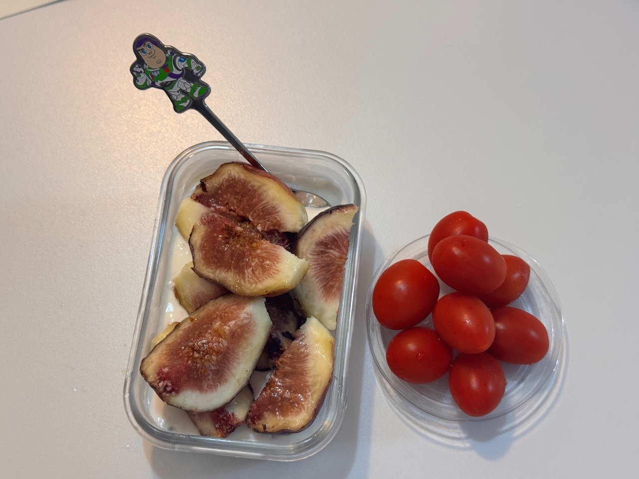 무화과 요거트 & 방울토마토