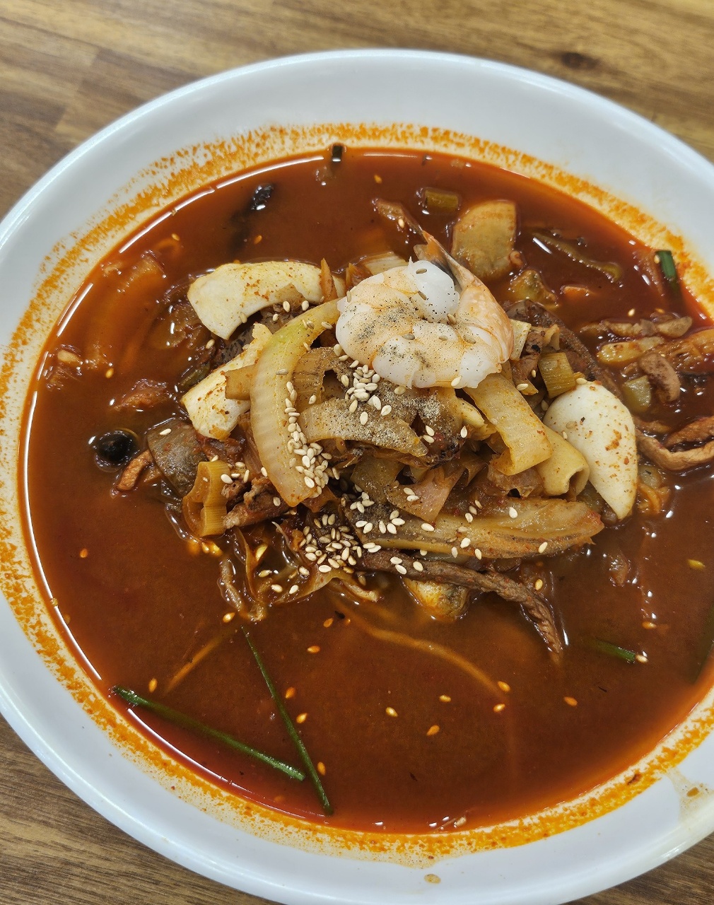 명절 음식 체기는 짬뽕으로