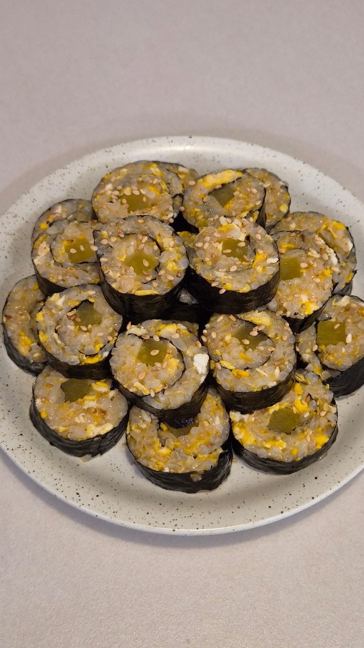간장계란김밥?