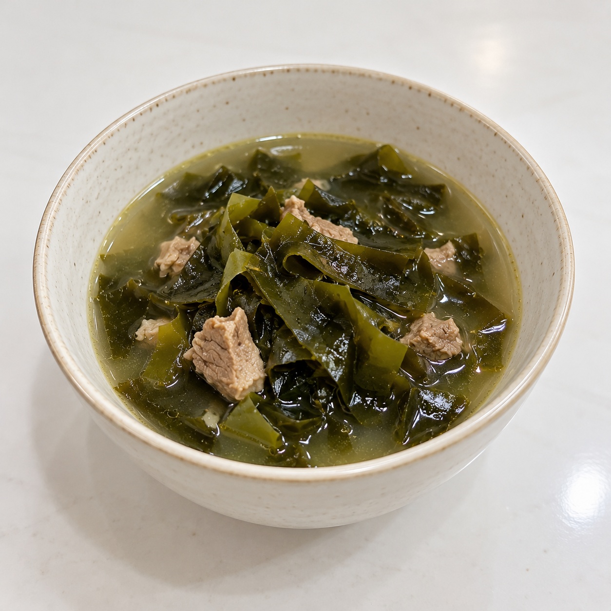 😋 한우넣은 자연산 돌미역국