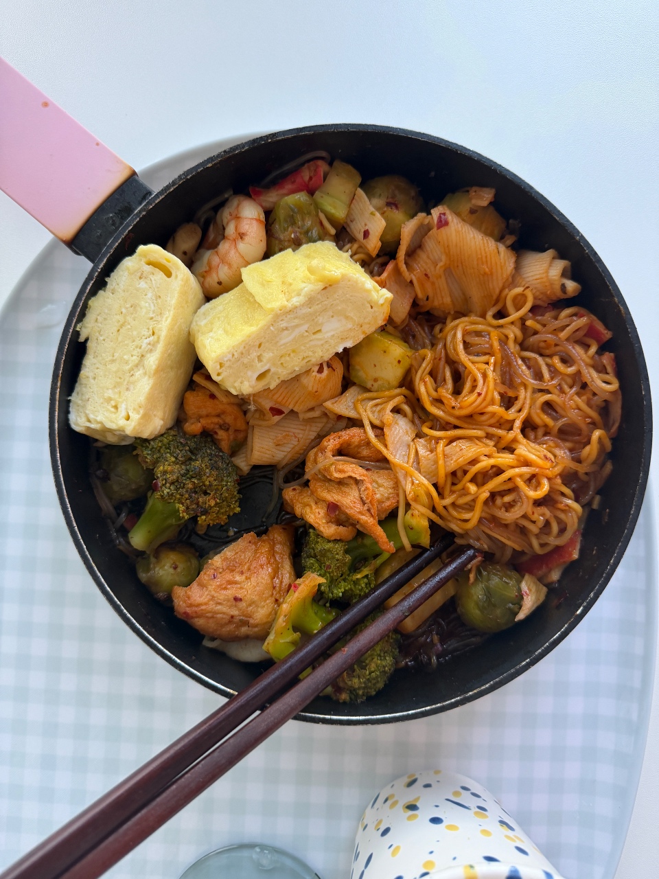 오늘아점 마라샹궈 계란말이