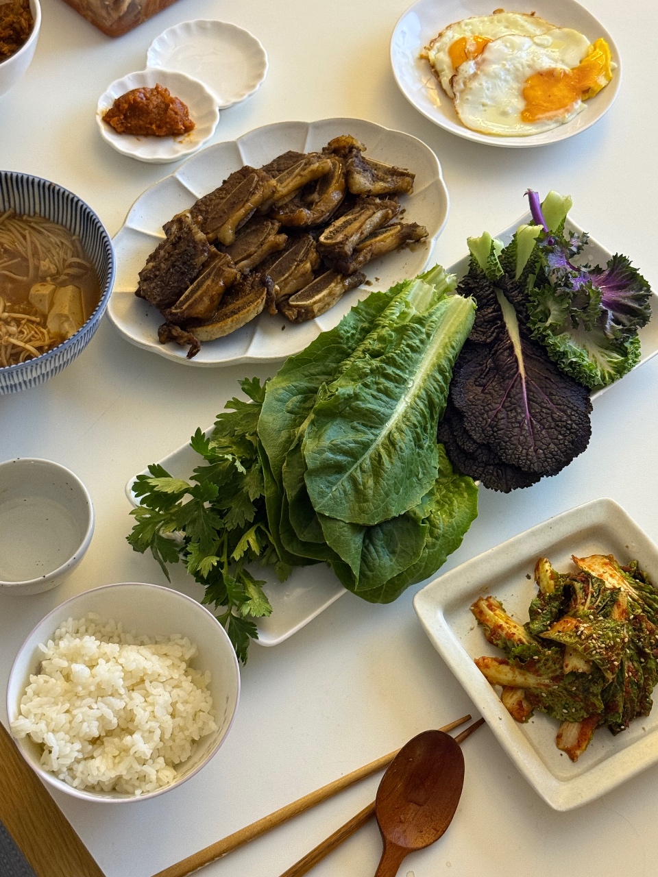 쌈밥 한상